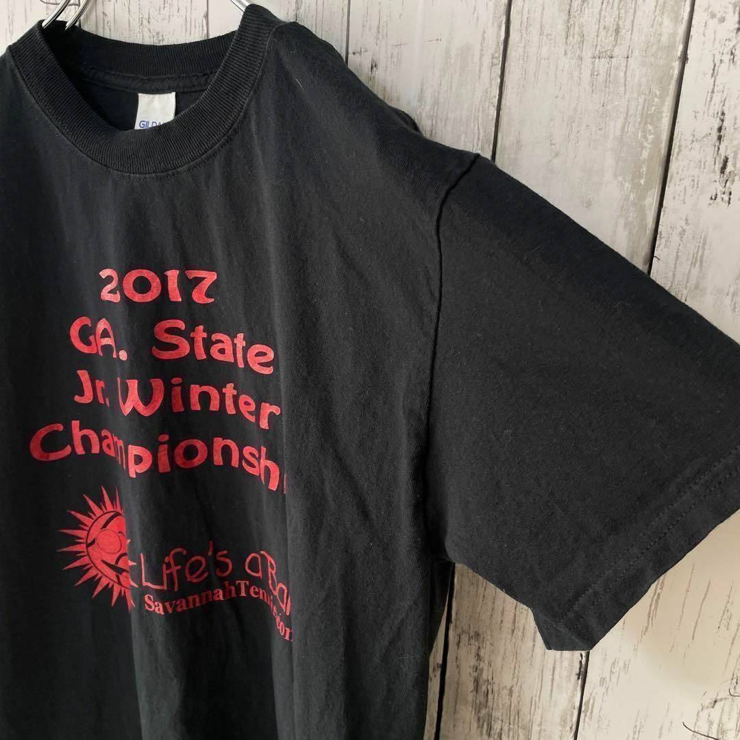 ●アメリカ古着　GILDAN ギルダン　プリントTシャツ　黒 メンズのトップス(Tシャツ/カットソー(半袖/袖なし))の商品写真