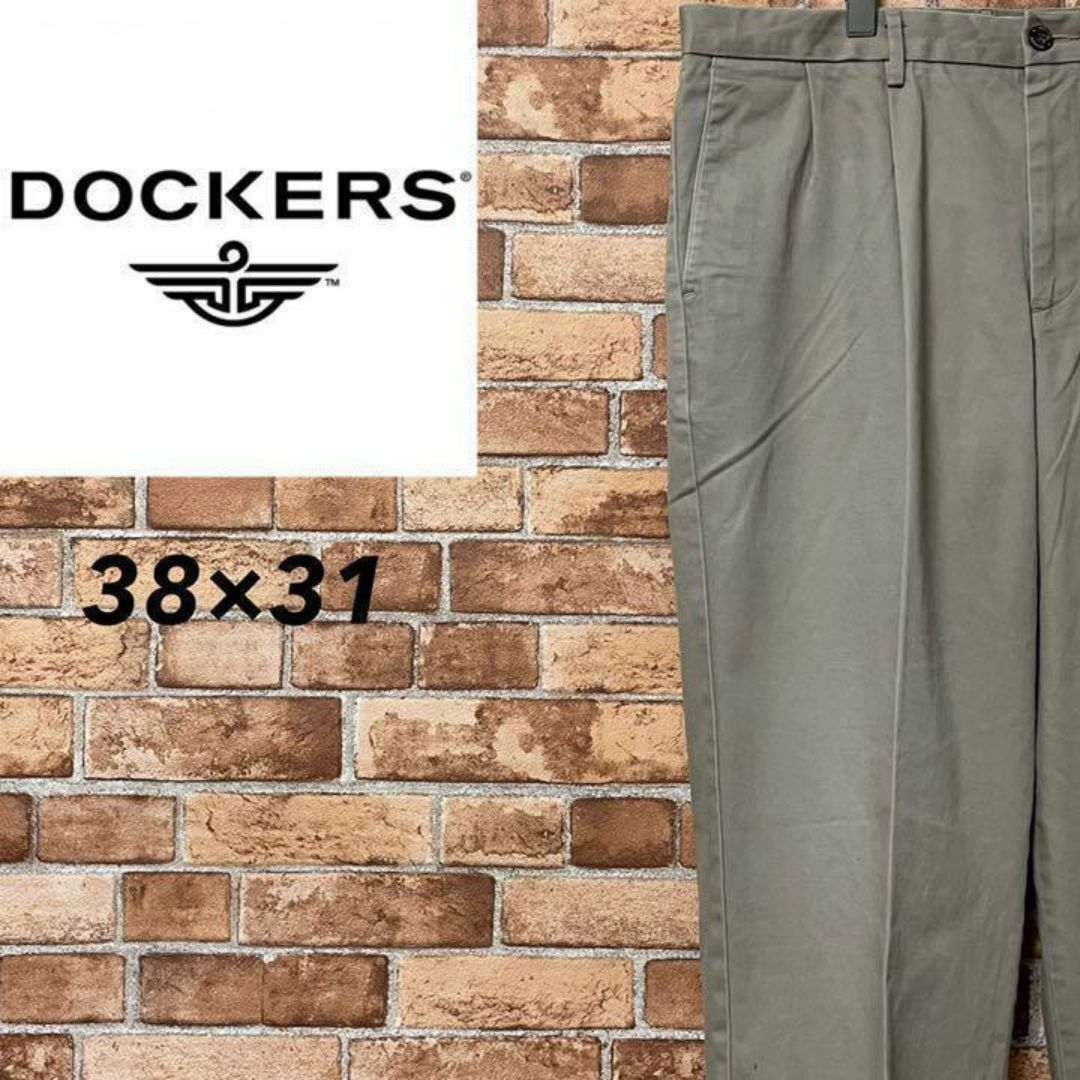 Dockers ドッカーズ　カジュアルパンツ　スラックス　ゆるだぼ　38/31 メンズのパンツ(スラックス)の商品写真