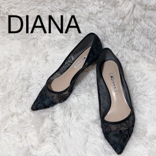 DIANA - DIANA パンプス レース 花柄