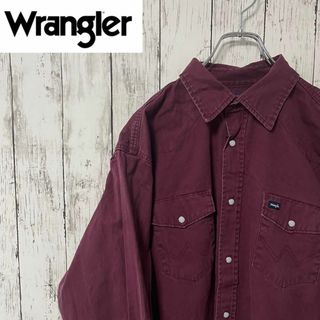 ラングラー(Wrangler)のラングラー アメリカ古着 ビッグサイズ ウエスタンシャツ 長袖シャツ メンズ(シャツ)