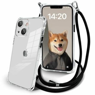 サイズ:iPhone13iPhone 13 ケース クリア ショルダースマホ(その他)