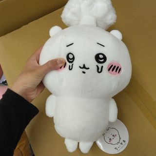 チイカワ(ちいかわ)の新品★ちいかわ　寄生されちゃった　BIGぬいぐるみ 最安ハチワレうさぎモモンガも(ぬいぐるみ)