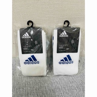 adidas - アディダス adidas サッカーソックス　16〜18cm 2個セット　青