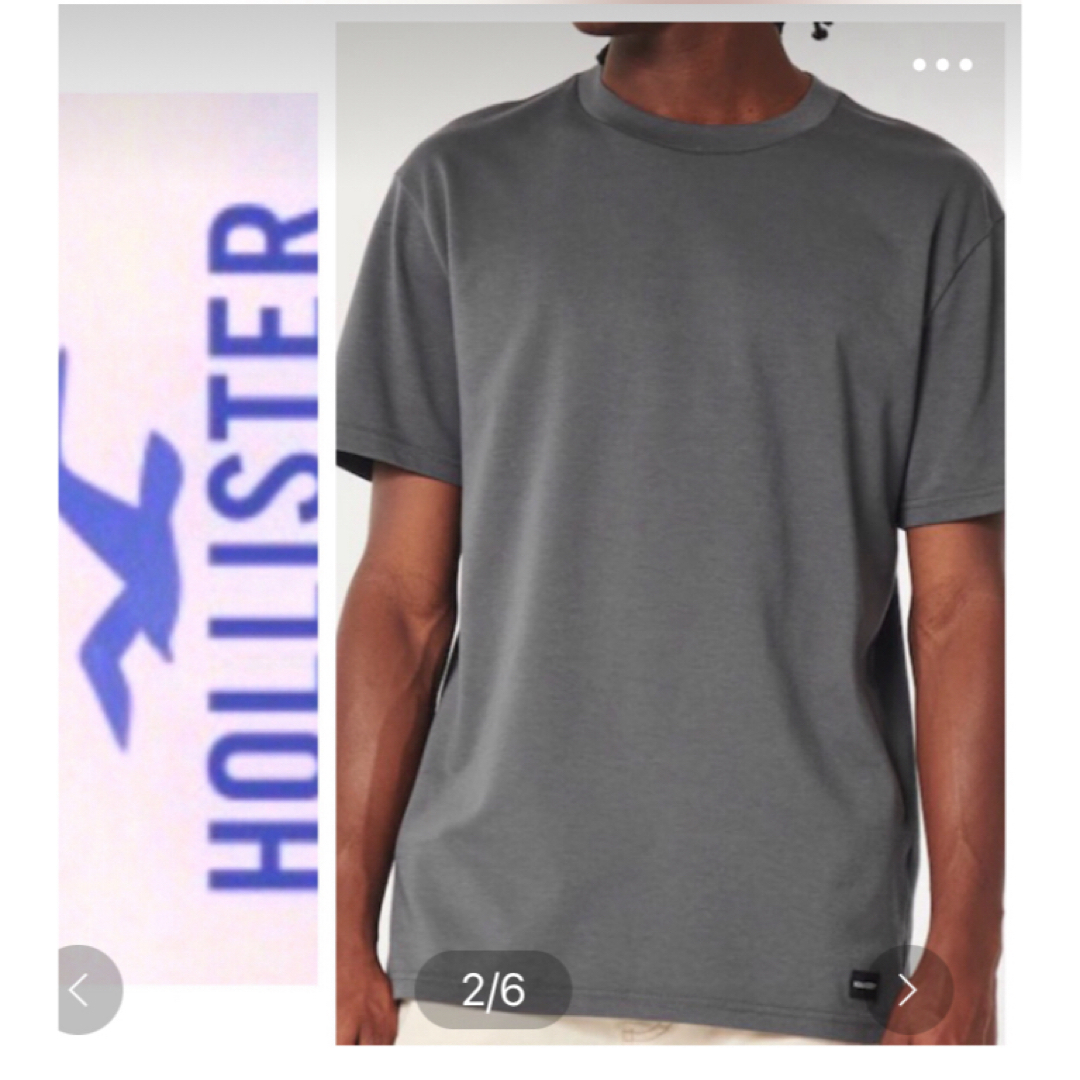 Hollister(ホリスター)の◎XXL◎新品正規品◎ホリスター◎HOLLISTER ◎UネックTシャツ◎送料込 メンズのトップス(Tシャツ/カットソー(半袖/袖なし))の商品写真