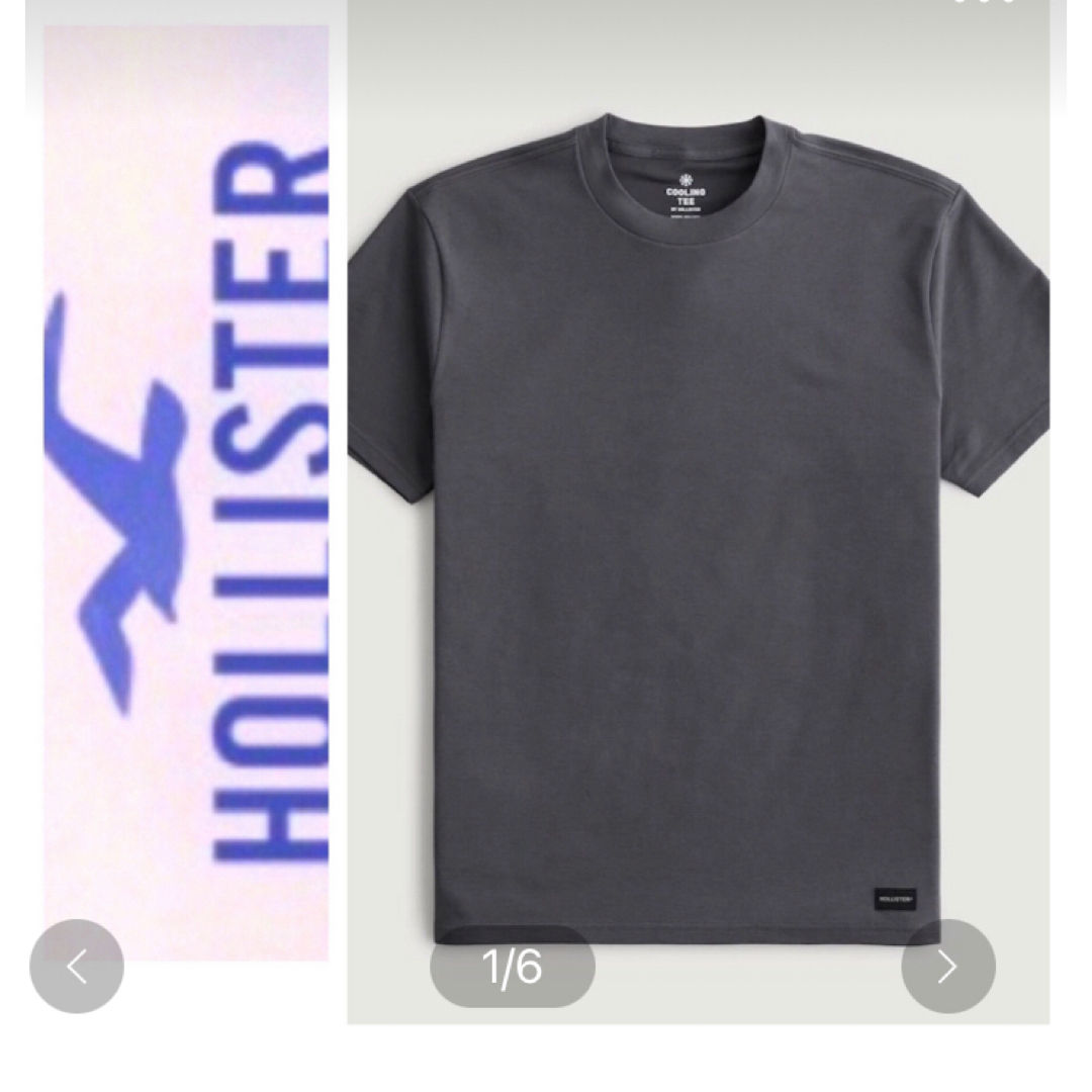 Hollister(ホリスター)の◎XXL◎新品正規品◎ホリスター◎HOLLISTER ◎UネックTシャツ◎送料込 メンズのトップス(Tシャツ/カットソー(半袖/袖なし))の商品写真