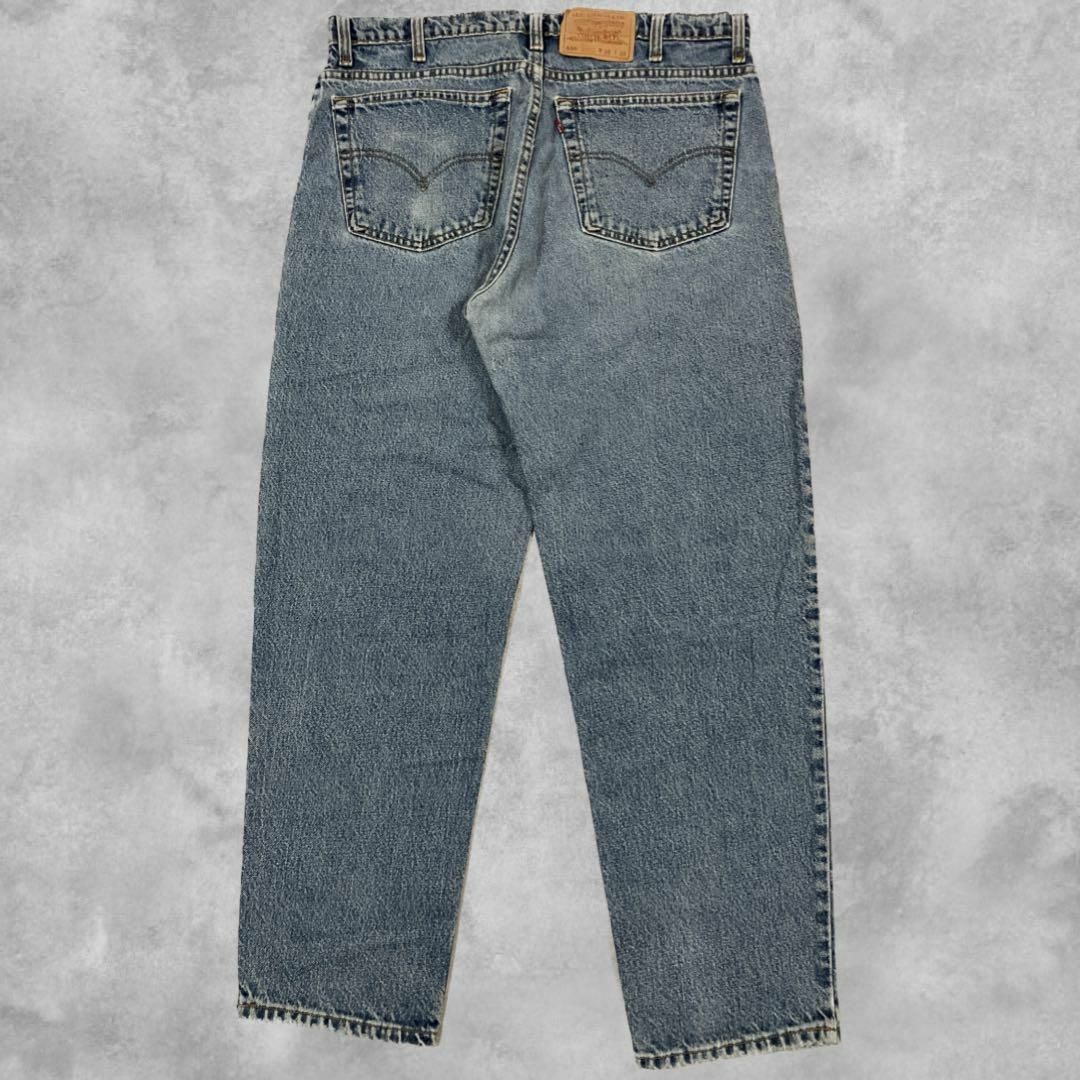 Levi's(リーバイス)の【美品】Levi's 550 W38L30 バギーデニム ブルー XXL相当 メンズのパンツ(デニム/ジーンズ)の商品写真