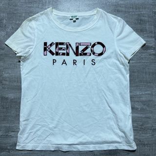 ケンゾー(KENZO)のKENZO 胸ロゴ 刺繍ロゴ 白 Tシャツ ケンゾー NIGO タイガー M(Tシャツ(半袖/袖なし))