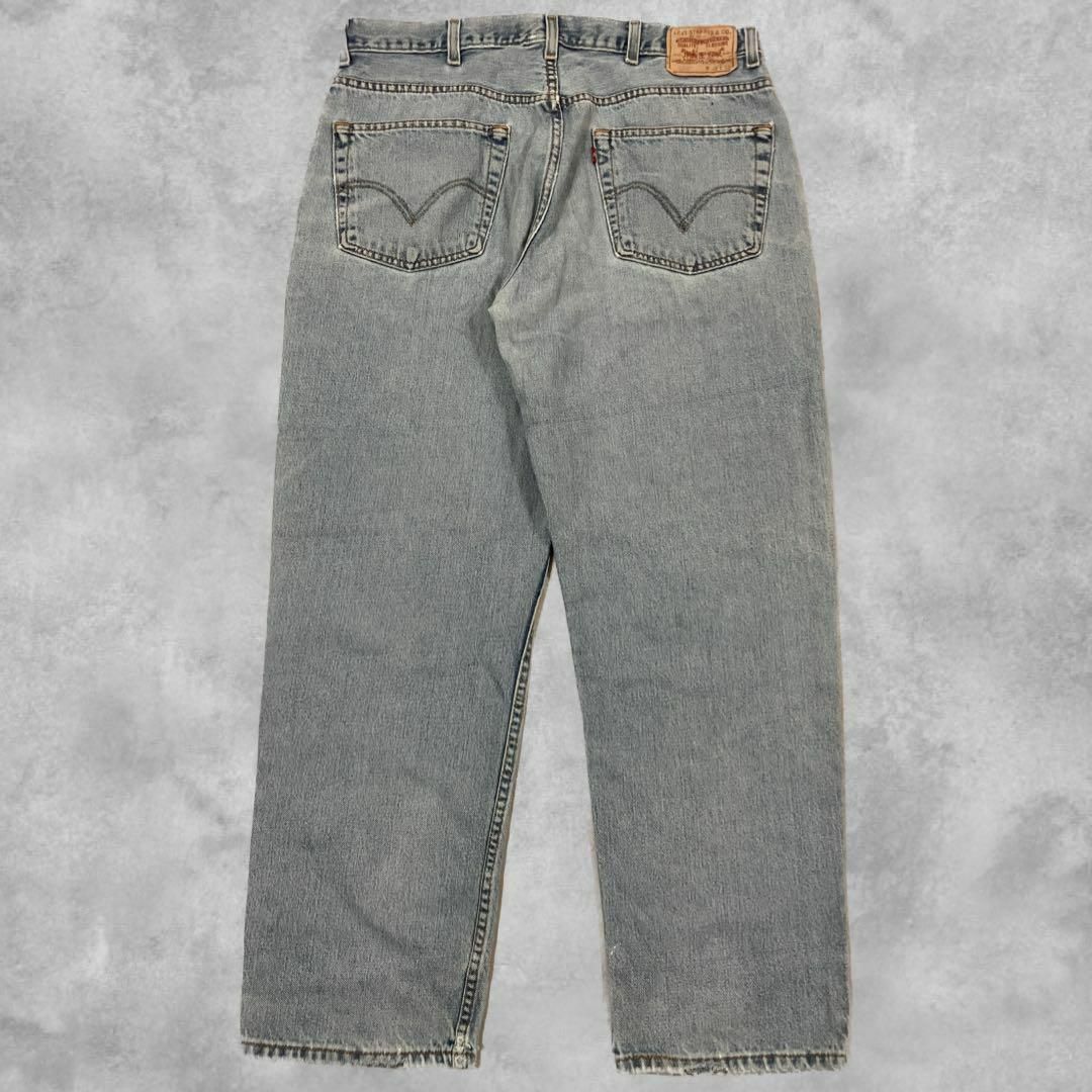 Levi's(リーバイス)の【XXL相当】Levi's 550 W38L32 バギーデニム ブルー 輸入古着 メンズのパンツ(デニム/ジーンズ)の商品写真