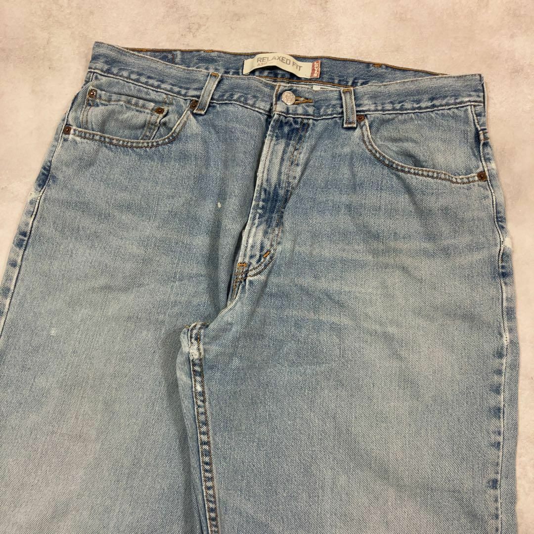 Levi's(リーバイス)の【XXL相当】Levi's 550 W38L32 バギーデニム ブルー 輸入古着 メンズのパンツ(デニム/ジーンズ)の商品写真