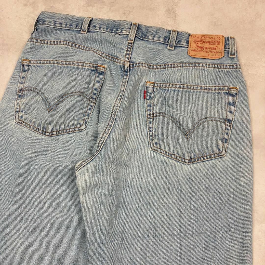 Levi's(リーバイス)の【XXL相当】Levi's 550 W38L32 バギーデニム ブルー 輸入古着 メンズのパンツ(デニム/ジーンズ)の商品写真