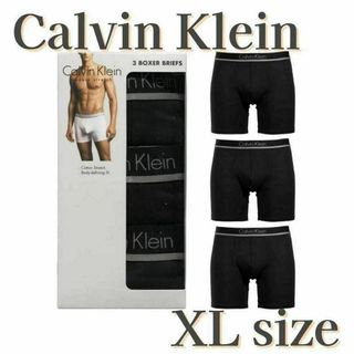 カルバンクライン(Calvin Klein)の【新品・未開封】カルバンクライン ボクサーパンツ 3枚組 XL ブラック②(ボクサーパンツ)