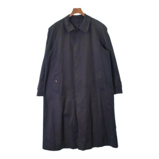 バーバリー(BURBERRY)のBURBERRY バーバリー ステンカラーコート F 紺 【古着】【中古】(ステンカラーコート)