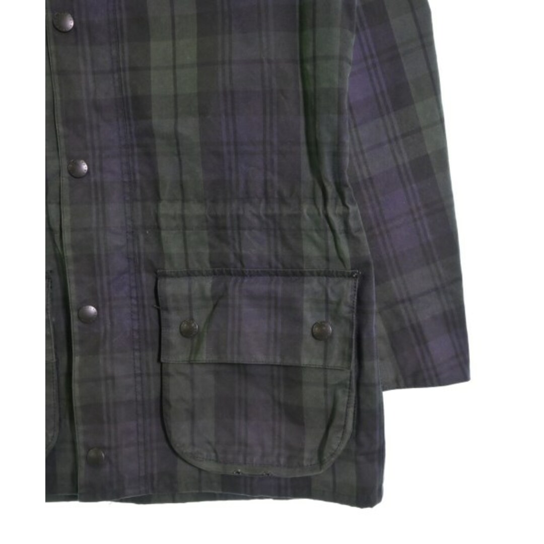 Barbour(バーブァー)のBarbour ブルゾン（その他） 36(S位) カーキx紫x黒(チェック) 【古着】【中古】 メンズのジャケット/アウター(その他)の商品写真