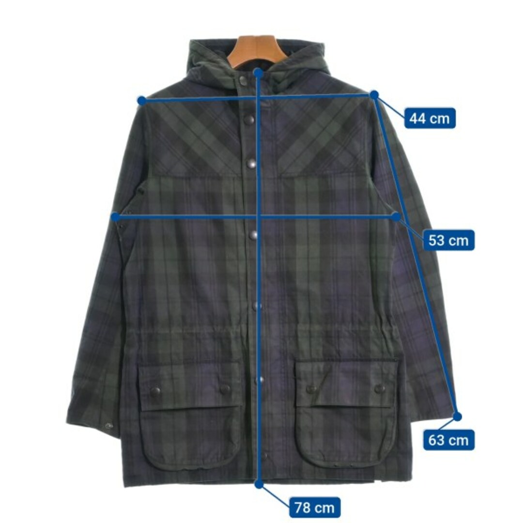 Barbour(バーブァー)のBarbour ブルゾン（その他） 36(S位) カーキx紫x黒(チェック) 【古着】【中古】 メンズのジャケット/アウター(その他)の商品写真