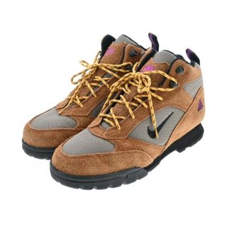 NIKE ACG ナイキ　エーシージー スニーカー 28.5cm 茶xグレー 【古着】【中古】(スニーカー)