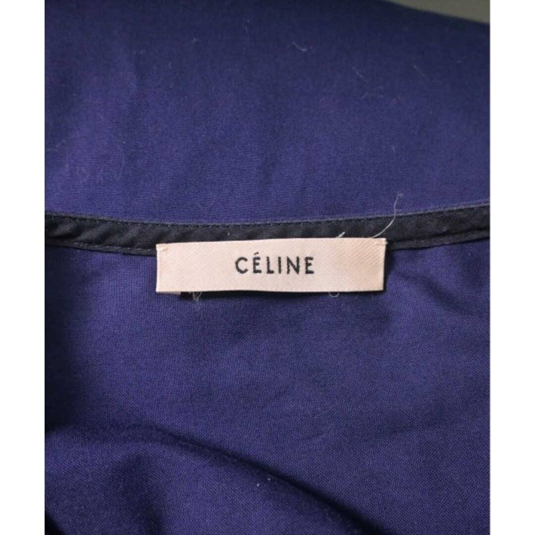 celine(セリーヌ)のCELINE セリーヌ ワンピース 40(M位) 紺 【古着】【中古】 レディースのワンピース(ひざ丈ワンピース)の商品写真