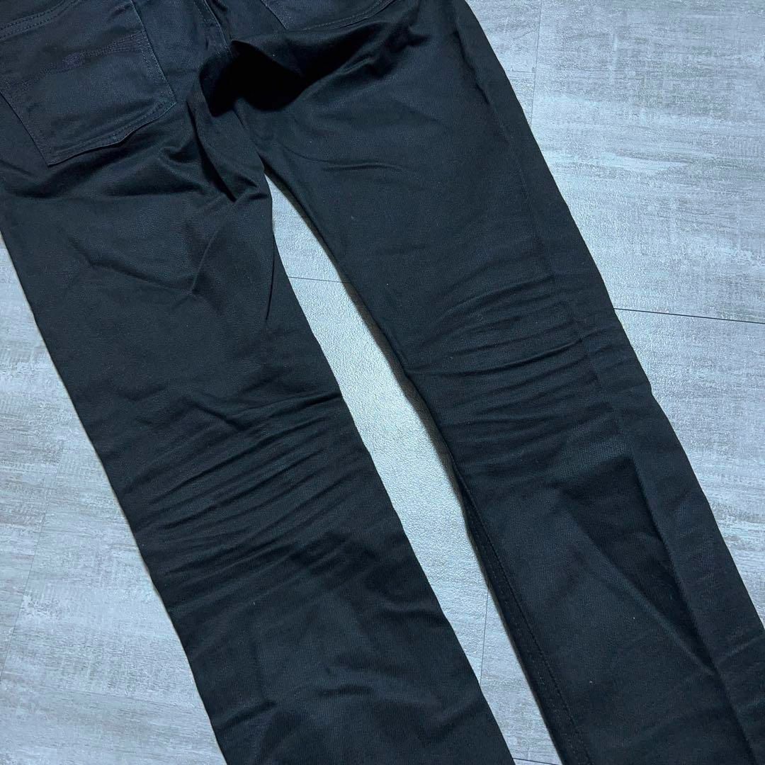 Nudie Jeans ヌーディージーンズ 黒 スキニーパンツ デニム W28 メンズのパンツ(その他)の商品写真