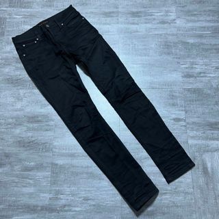 Nudie Jeans ヌーディージーンズ 黒 スキニーパンツ デニム W28(その他)