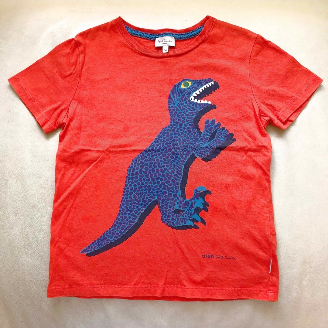 Paul Smith(ポールスミス)のポールスミス ジュニア☆5A100cm☆ダイナソー モチーフ☆恐竜Tシャツ キッズ/ベビー/マタニティのキッズ服男の子用(90cm~)(Tシャツ/カットソー)の商品写真