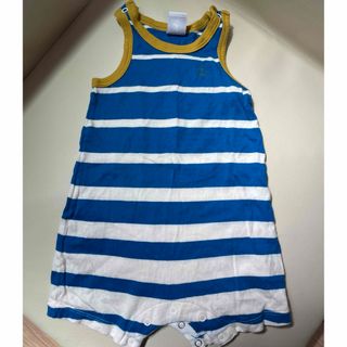 プチバトー(PETIT BATEAU)の【美品】プチバトー　ロンパース　タンクトップ　男の子(ロンパース)