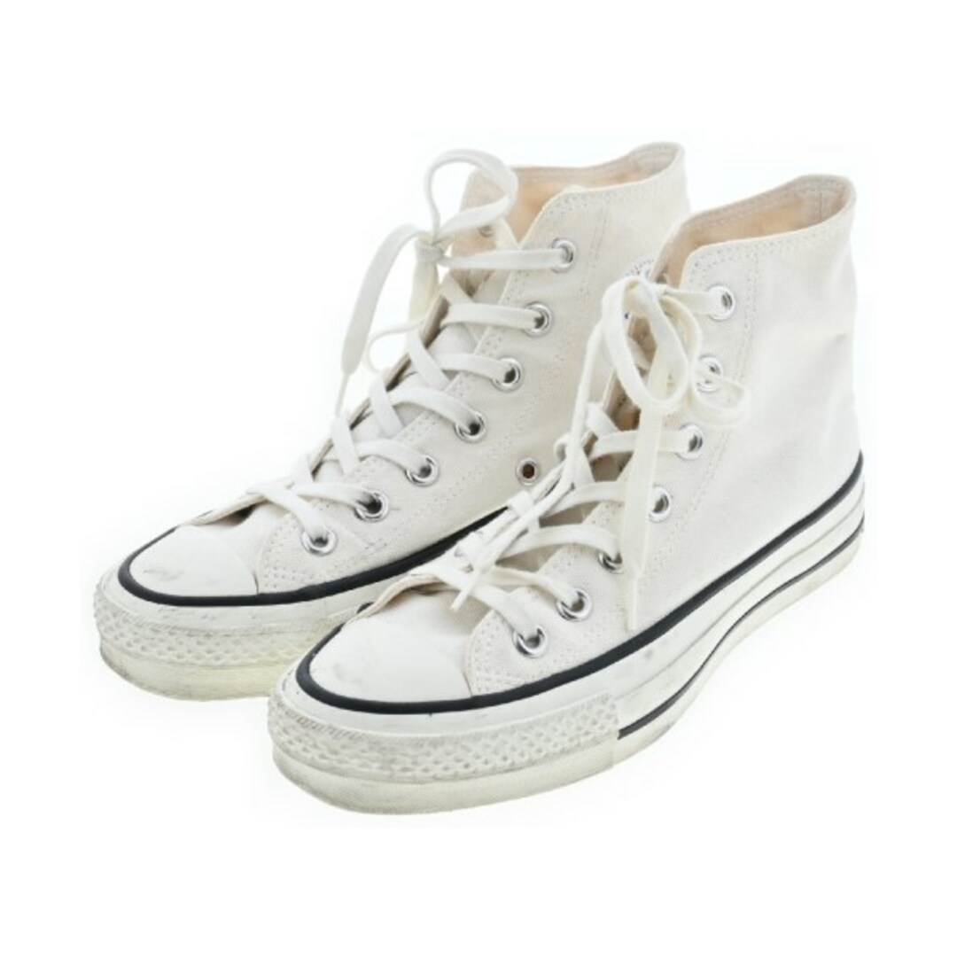 CONVERSE(コンバース)のCONVERSE コンバース スニーカー 4 1/2(23cm位) 白 【古着】【中古】 レディースの靴/シューズ(スニーカー)の商品写真