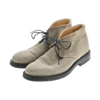 DI MELLA ディメッラ ブーツ UK8(26.5cm位) ベージュ 【古着】【中古】