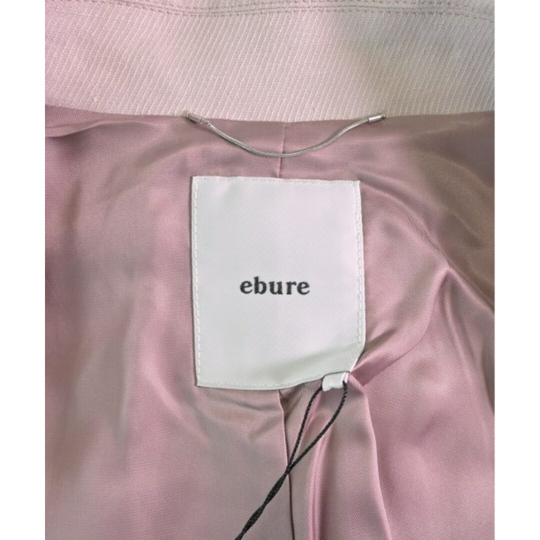 ebure(エブール)のebure エブール チェスターコート 38(M位) ピンク 【古着】【中古】 レディースのジャケット/アウター(チェスターコート)の商品写真