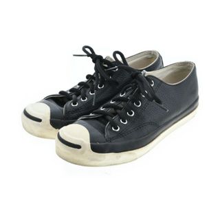 コンバース(CONVERSE)のCONVERSE コンバース スニーカー 24cm 黒 【古着】【中古】(スニーカー)