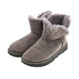 アグオーストラリア(UGG AUSTRALIA)のUGG australia ブーツ 23cm グレー系(ピンクがかっています) 【古着】【中古】(ブーツ)