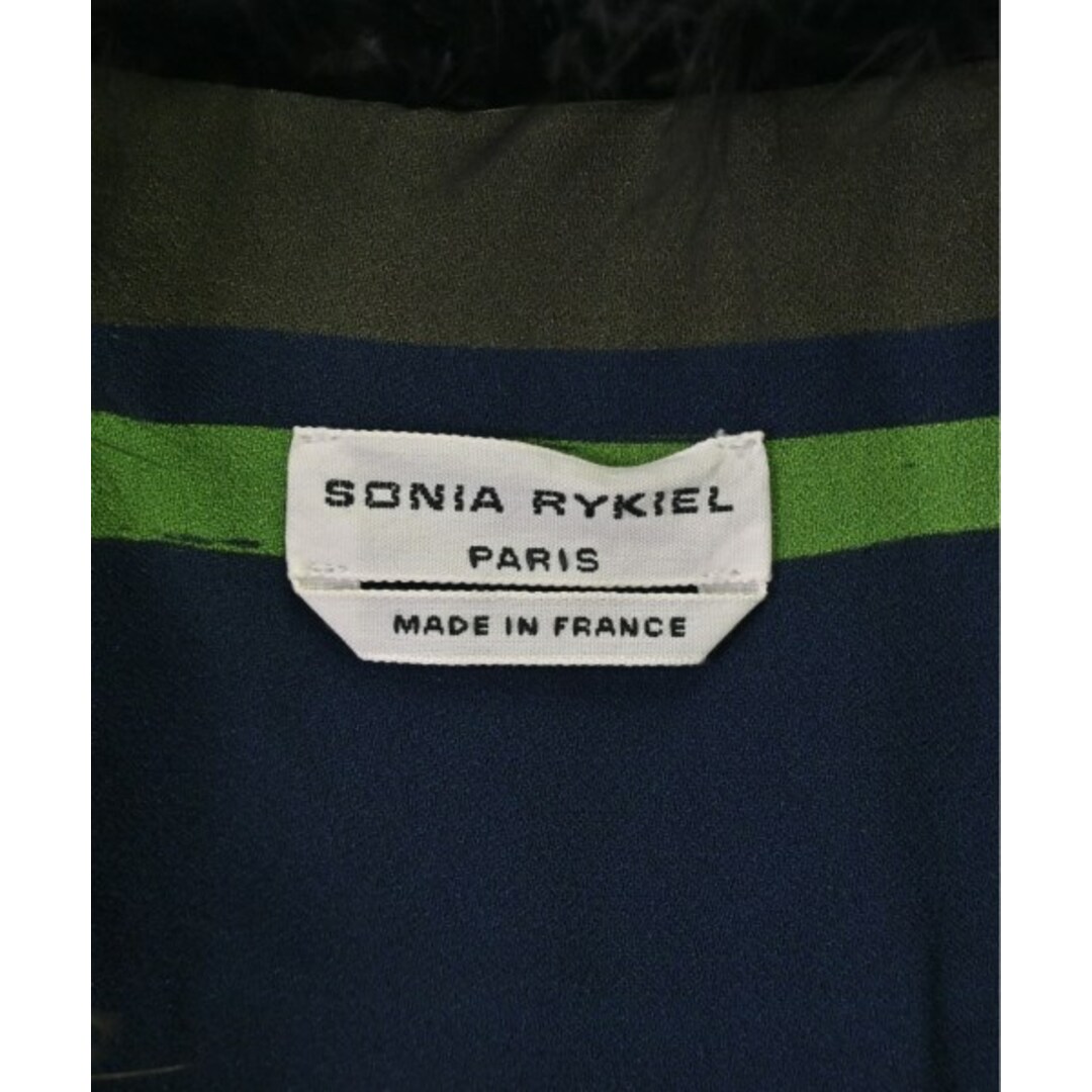 SONIA RYKIEL(ソニアリキエル)のSONIA RYKIEL カジュアルシャツ 38(M位) カーキx白x黒 【古着】【中古】 レディースのトップス(シャツ/ブラウス(長袖/七分))の商品写真