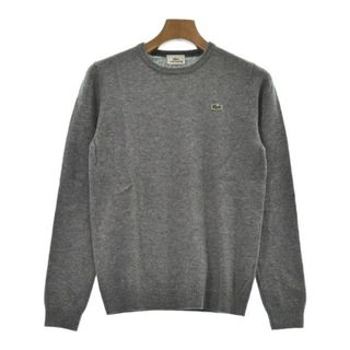 ラコステ(LACOSTE)のLACOSTE ラコステ ニット・セーター 2(S位) グレー 【古着】【中古】(ニット/セーター)