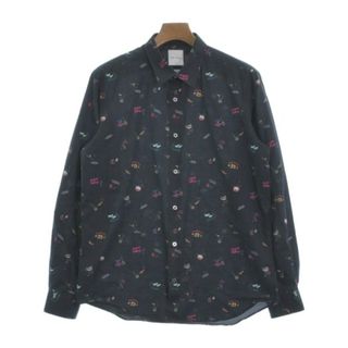 ポールスミス(Paul Smith)のPaul Smith カジュアルシャツ L 紺x赤xオレンジ等(総柄) 【古着】【中古】(シャツ)