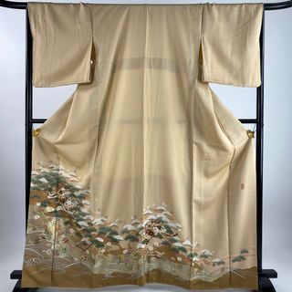 色留袖 身丈165cm 裄丈67.5cm 正絹 秀品 【中古】(着物)