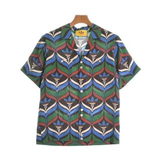 GUCCI グッチ カジュアルシャツ 44(S位) 青x緑x赤等(総柄) 【古着】【中古】