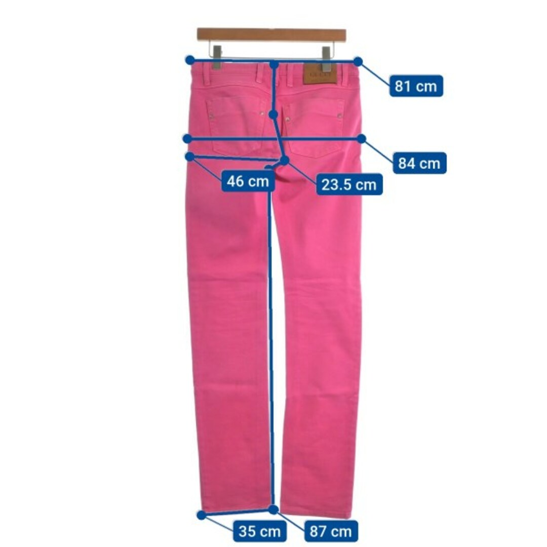 Gucci(グッチ)のGUCCI グッチ デニムパンツ 44(S位) ピンク 【古着】【中古】 メンズのパンツ(デニム/ジーンズ)の商品写真