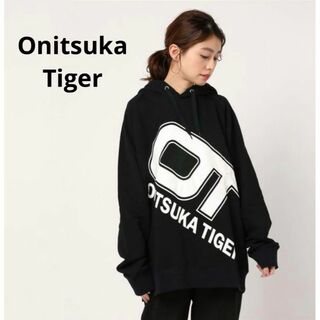 Onitsuka Tiger - 【希少】オニツカタイガー ビッグロゴ オーバーサイズパーカー L ユニセックス