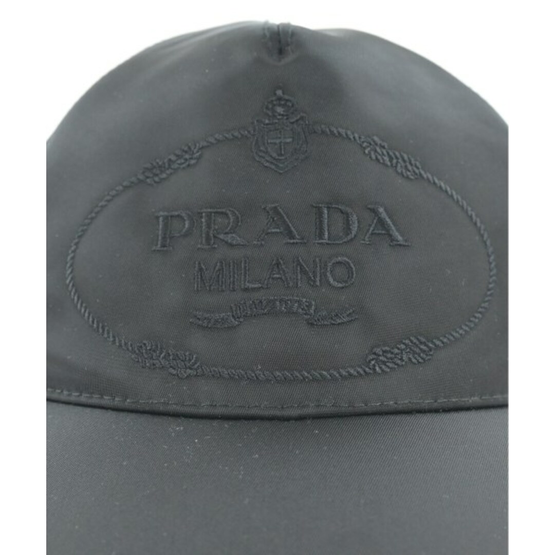 PRADA プラダ キャップ M 黒 【古着】 PRADA プラダ キャップ M 黒 【古着】