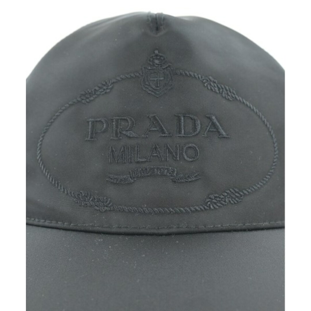 PRADA(プラダ)のPRADA プラダ キャップ M 黒 【古着】【中古】 メンズの帽子(キャップ)の商品写真