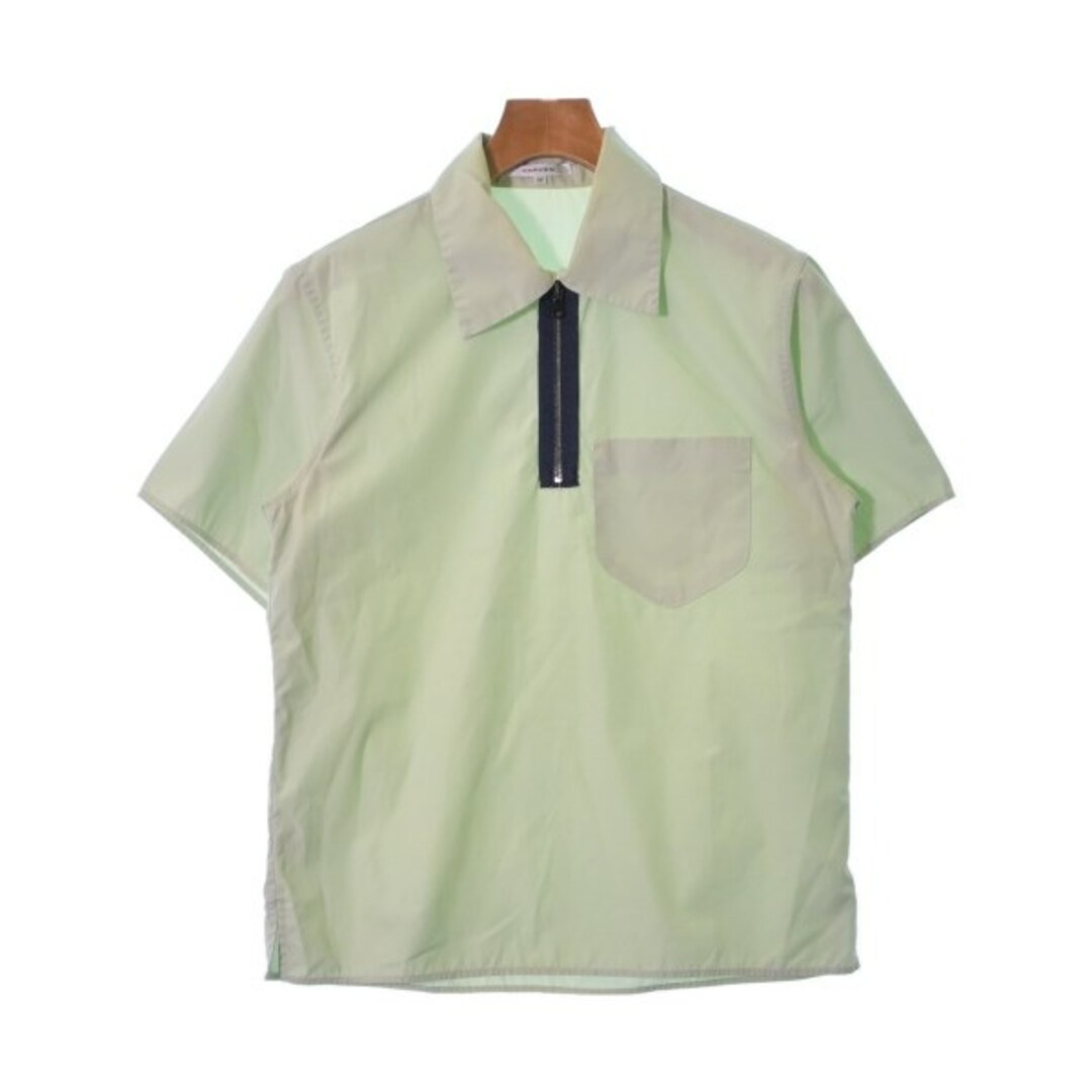 CARVEN(カルヴェン)のCARVEN カルヴェン カジュアルシャツ 37(M位) 黄緑 【古着】【中古】 メンズのトップス(シャツ)の商品写真