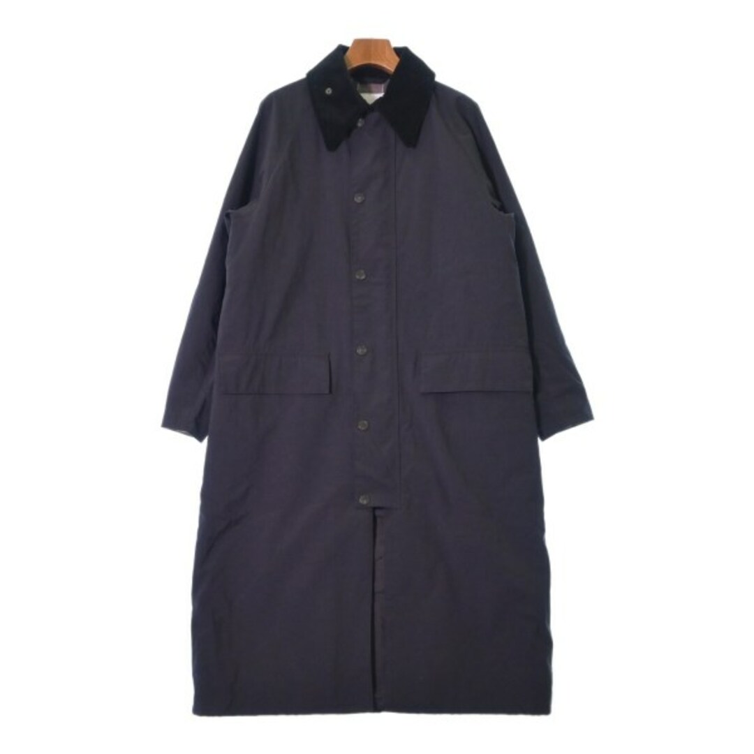 Barbour(バーブァー)のBarbour バブアー コート 34(XS位) 黒 【古着】【中古】 レディースのジャケット/アウター(その他)の商品写真