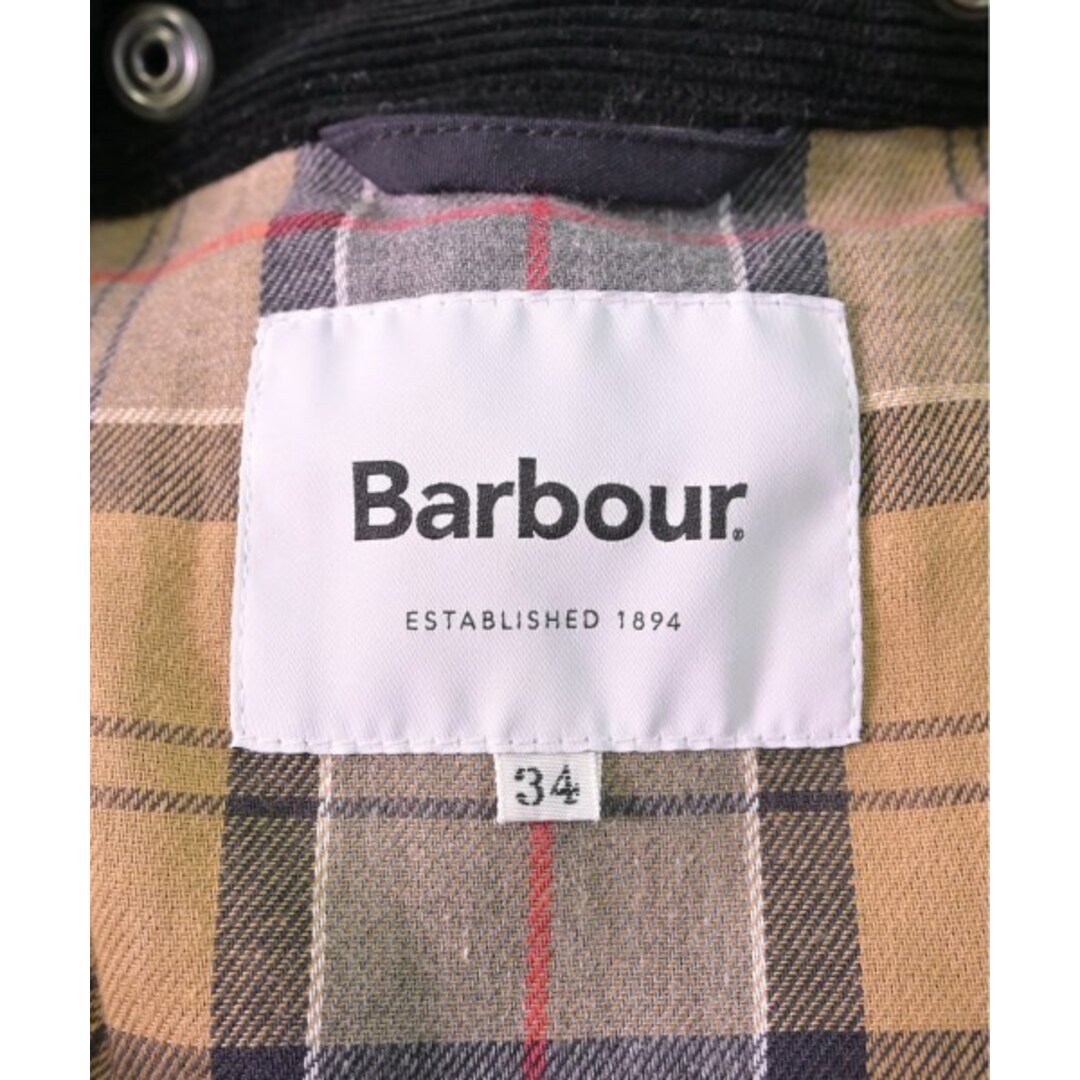 Barbour(バーブァー)のBarbour バブアー コート 34(XS位) 黒 【古着】【中古】 レディースのジャケット/アウター(その他)の商品写真