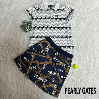 PEARLY GATES - PEARLY GATES パーリーゲイツ ポロシャツ スカート セットアップ 0