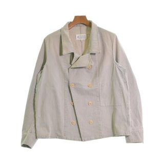 Maison Margiela ブルゾン 48(L位) 水色x白(ストライプ) 【古着】【中古】(その他)