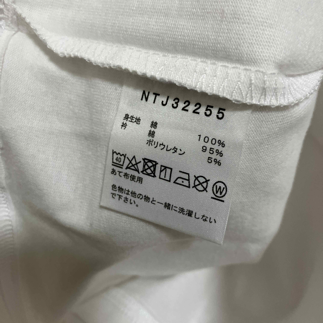 THE NORTH FACE(ザノースフェイス)のノースフェイス　バックスクエアロゴティー　130cm キッズ　130 Tシャツ　 キッズ/ベビー/マタニティのキッズ服男の子用(90cm~)(Tシャツ/カットソー)の商品写真