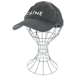 セリーヌ(celine)のCELINE セリーヌ キャップ L 黒 【古着】【中古】(キャップ)