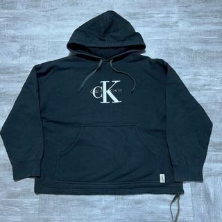 カルバンクライン(Calvin Klein)のCalvin Klein カルバンクライン フーディー パーカー 太身幅 M(パーカー)