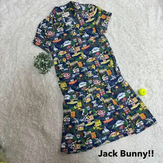 ジャックバニー(JACK BUNNY!!)のJack Bunny!! ジャックバニー 総柄 ワンピース ゴルフウェア 1(ウエア)