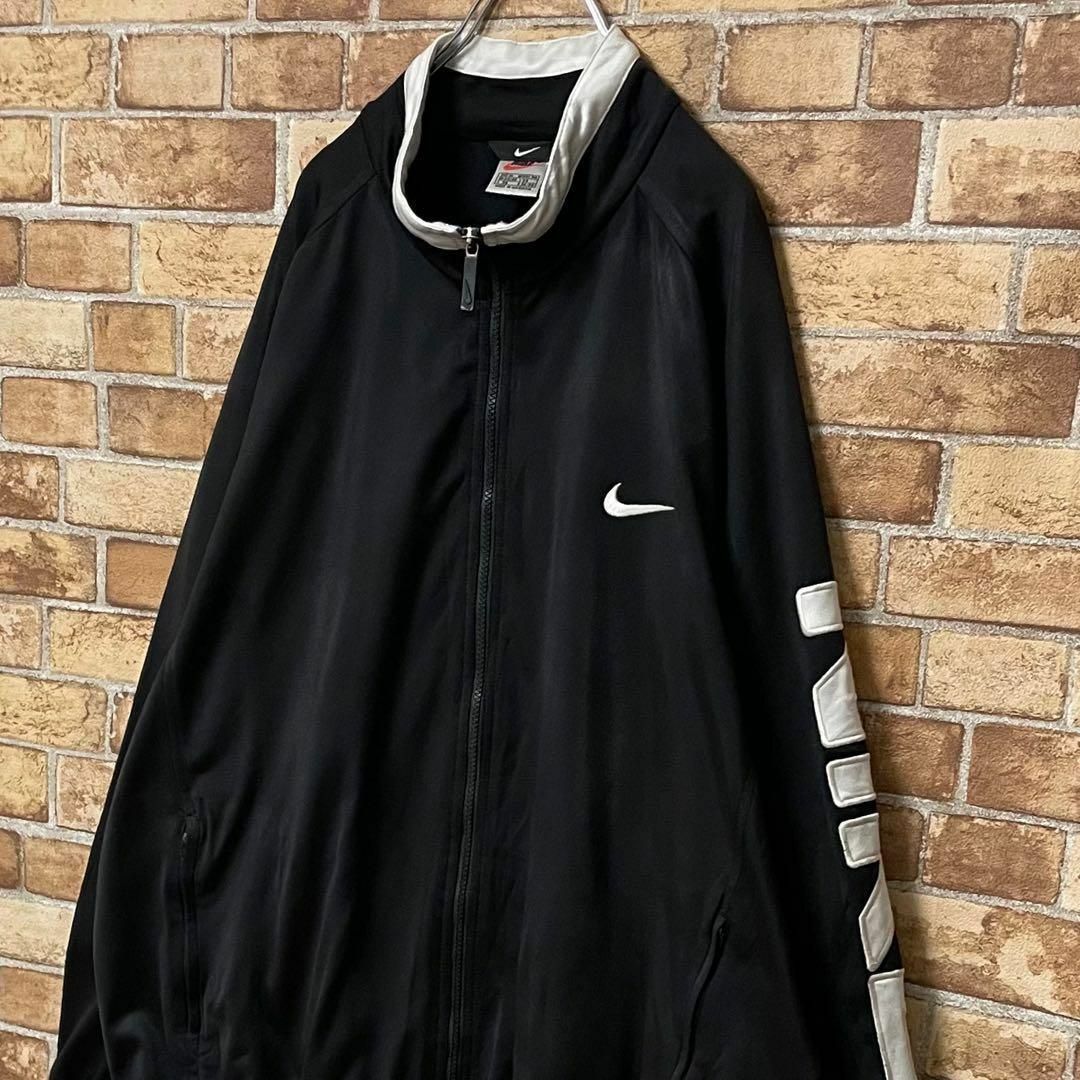 NIKE(ナイキ)のNIKE　ナイキ　銀タグ　90s トラックジャケット　ジャージ　ビッグロゴ　XL メンズのトップス(ジャージ)の商品写真