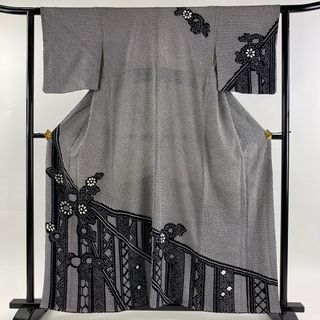 訪問着 身丈156.5cm 裄丈61cm 正絹 美品 名品 【中古】(着物)