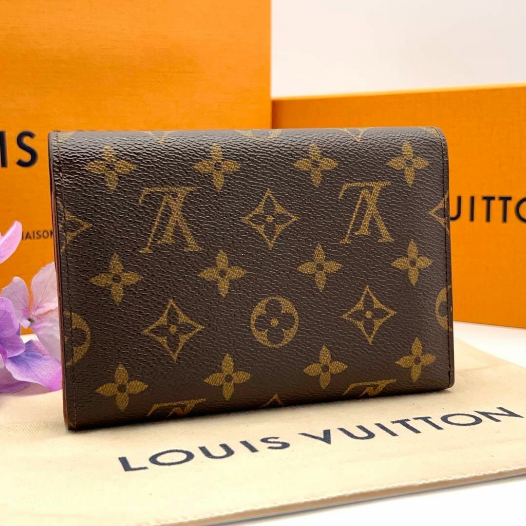 LOUIS VUITTON(ルイヴィトン)の極美品　ルイヴィトン ポルトトレゾール　エテュイ　パピエ モノグラム 財布 レディースのファッション小物(財布)の商品写真